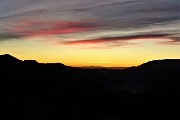 82 Da Miragolo di Zogno splendido tramonto con vista anche in Monviso
